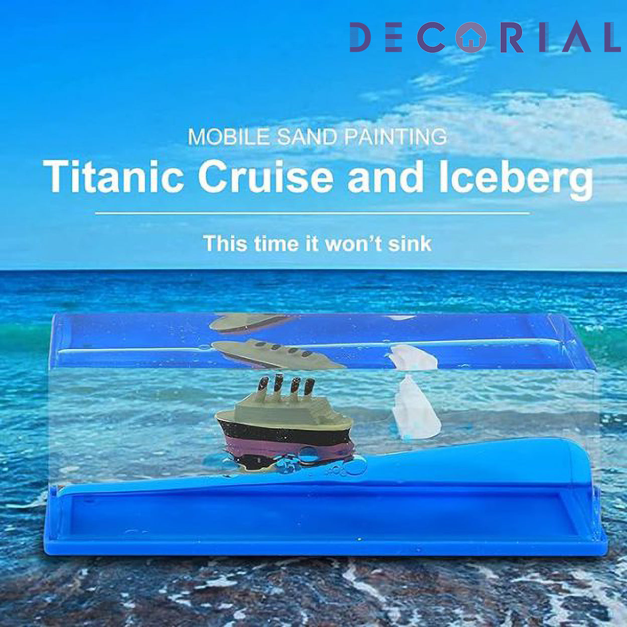 Titanic and IceBerg – Eternal Love & Courage Ornament