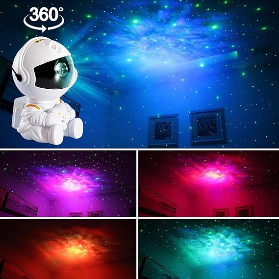 SpaceBuddy - Astronaut Galaxy Projector Lamp